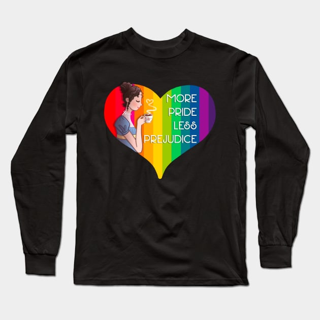 Jane Austen’s Pride TEA (2021) Long Sleeve T-Shirt by DuniathComics